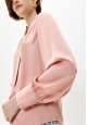110W2606 блузка с длинным рукавом для женщины цвет розовый