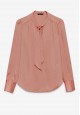 110W2606 блузка с длинным рукавом для женщины цвет розовый