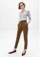 110W3203 трикотажные брюки для женщины цвет бежевый