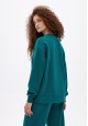 Sudadera color esmeralda
