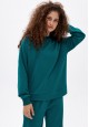 Sudadera color esmeralda
