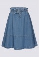 Джинсовая юбка цвет синий