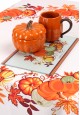  FABERLIC HOME Ripe Pumpkin Glass Cutting Board