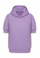 Short Sleeve Hoodie lavender