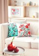  FABERLIC HOME Juicy Pomegranate Pillow Case turquoise