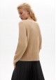 Knitted cardigan beige