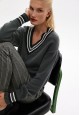 Knitted jumper grey