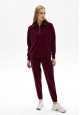 Zippered Jumper burgundy