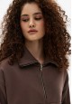 Zippered Jumper mocco