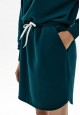 Jersey dress emerald