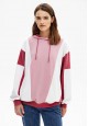 French Terry Hoodie dark pink