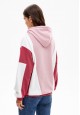 French Terry Hoodie dark pink