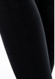 Leggings de terciopelo color negro