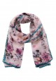 Womens Wrap beige with floral print
