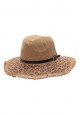 Шляпа соломенная цвет бежевый