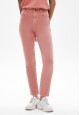 Pantalones color rosa empolvado