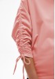 022W2505 трикотажный джемпер с длинным рукавом для женщины цвет пыльнорозовый