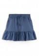 Girls jersey skirt blue