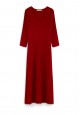rochie cu mâneci scurte pentru femei culoare roșie