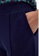 Трикотажные брюки цвет темносиний