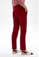 Трикотажные брюки цвет бордовый