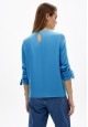 Viscose blouse blue