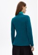 Womens jersey cardigan emerald