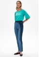 022W2915 Womens Short Sleeve Jersey Jumper mint