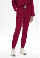 022W3201 трикотажные брюки для женщины цвет бордовый