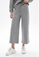 French Terry Culottes light grey melange