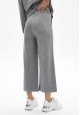 022W3203 трикотажные брюки для женщины цвет светлосерый меланж