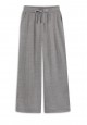 022W3203 трикотажные брюки для женщины цвет светлосерый меланж
