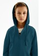 LongSleeve Hoody for Boy Dark Turquoise