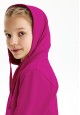 LongSleeve Hoodie for Girl Fuchsia