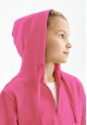 LongSleeve Hoodie for Girl Pink
