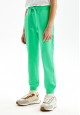 Girls French terry pants mint