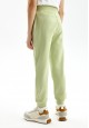 Girls French terry pants light pistachio