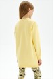 Girls Lovely Moments printed sweatshirt dark yellow