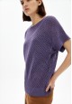 ShortSleeve Jumper for Women Lavender