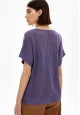 ShortSleeve Jumper for Women Lavender