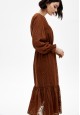 LongSleeve Dress Brown