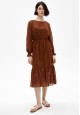 LongSleeve Dress Brown