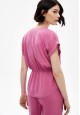 ShortSleeve Blouse for Women Pink