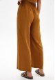 Широкие брюки из вискозы цвет коричневый
