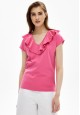ShortSleeve Jumper for Women Pink