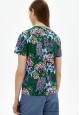 ShortSleeve Printed Tshirt Floral Print Multicolour
