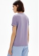 Camiseta con estampado color lavanda