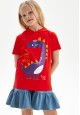 ShortSleeve TShirt for Kids ECO Cotton Red