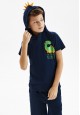 ShortSleeve TShirt for Kids ECO Cotton Dark Blue
