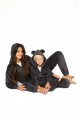 Zipped Hoodie for Girls and Boys Graphite Colour